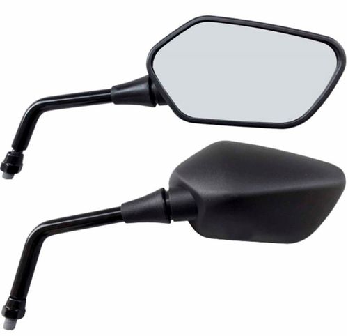 Espelho Retrovisor Cb300 Nx4 Falcon Gvs Lente Fumê Convexo Par