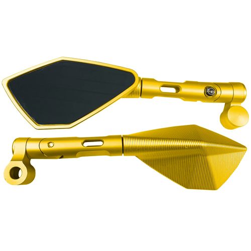 Retrovisor Esportivo Haste Curta Pentagonal