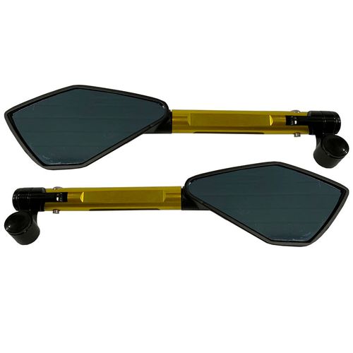 Retrovisor Rizoma Piramide Alumínio Cores