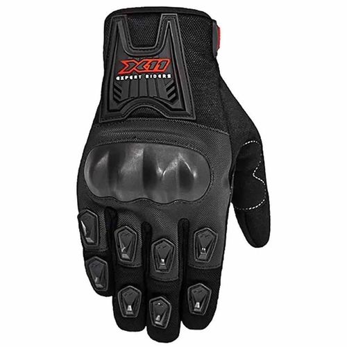 Luva X11 Blackout Com Proteção Moto Bike Motocross Scooter