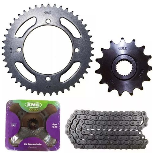 Kit Relação Kmc S/ Retentor Titan125 1989 até 1999