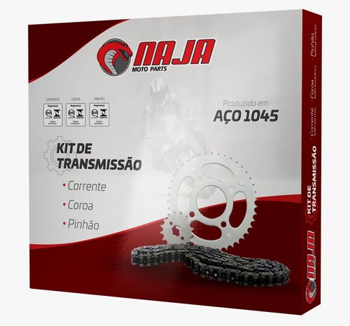 KIT DE TRANSMISSÃO NXR 160 BROS/ XRE 190 15-...