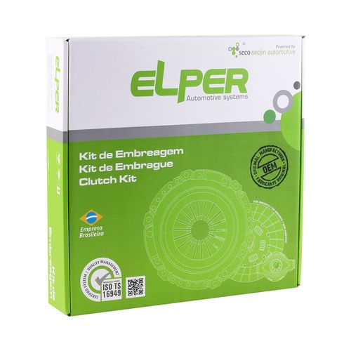 Kit De Embreagem E Atuador Elper Nissan Versa 1.0 12v 2017 - 61217 - 90343