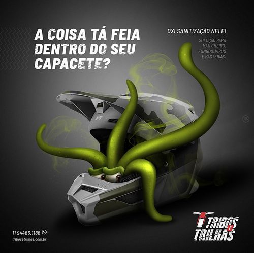 Higienização de Capacete