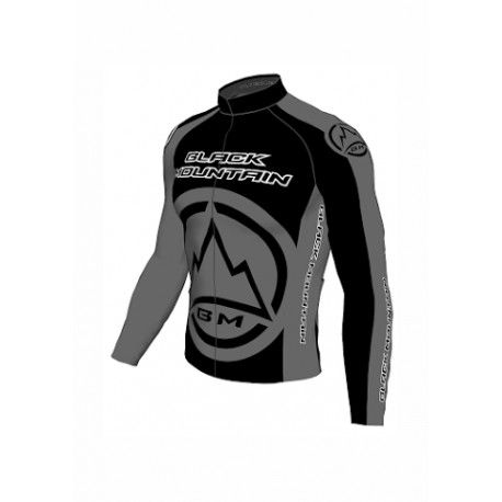 Camisa Bike Black Mountain Manga Longa - Cinza - P