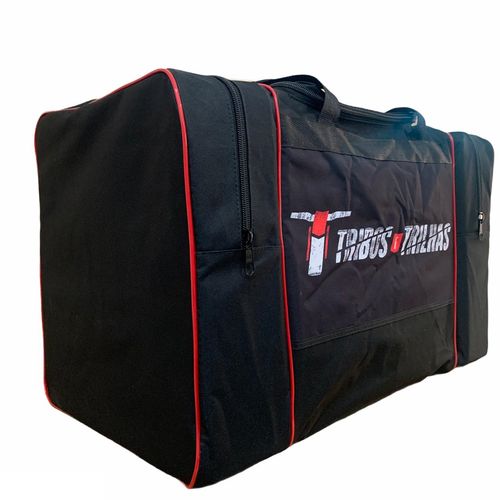 Bolsa de Equipamentos Tribos e Trilhas Whip - Preto/Vermelho