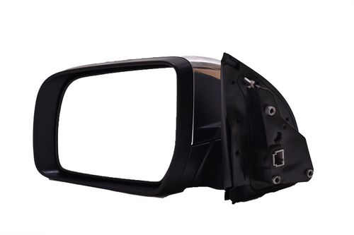 Espelho Retrovisor Externo Controle Elétrico Lado Esquerdo Cromado Nova Ranger 2012 em diante