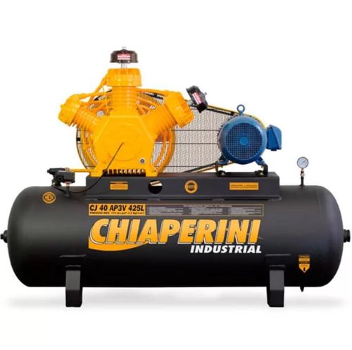 COMPRESSOR 40 PES 425 LITROS 175 LIBRAS 10 HP TRIFASICO - CHIAPERINI