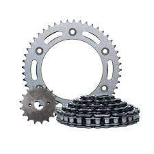 Kit Relação Transmissão Aço 1045 NXR 125 Bros 2002 a 2005