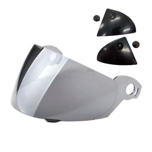 Kit Viseira + Fixação Capacete EBF Rox