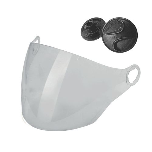 Kit Viseira + Fixação Capacete Pro Tork Atomic New Liberty 3