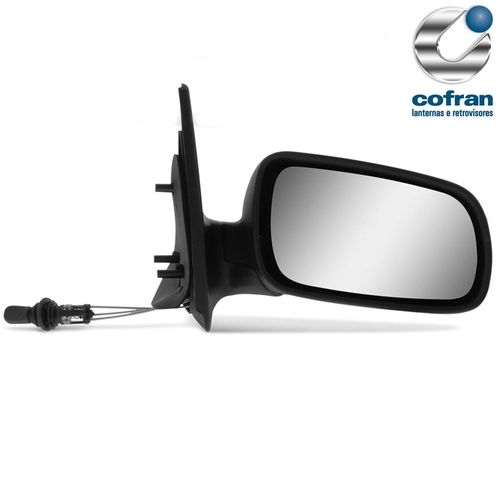 Espelho Retrovisor Externo Controle Manual Lado Direito Gol e Parati 1999 até 2005 Modelo G3 Com 2 Portas