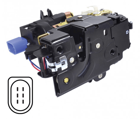 Fechadura Elétrica Da Porta Volkswagen Polo Traseira Lado Esquerdo Universal 21195