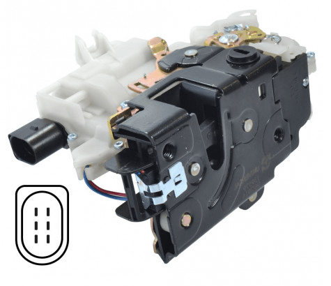 Fechadura Elétrica Da Porta Bora Golf Passat Traseira Lado Direito Universal 23134