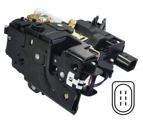 Fechadura Elétrica Da Porta Golf Passat Traseira Lado Esquerda Universal 23131