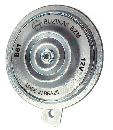 Buzina Individual 350Hz 12v Bzm B61 Som Mercedes