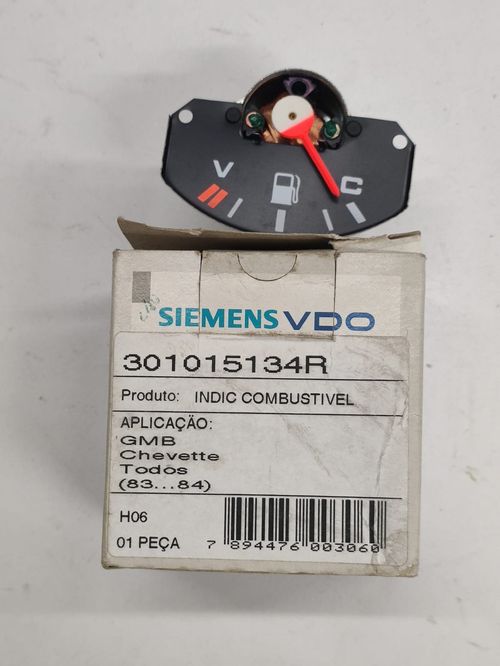 Relógio Marcador Indicador Combustível Gm Chevette, 1983>1984, vdo, novo, 301015134R
