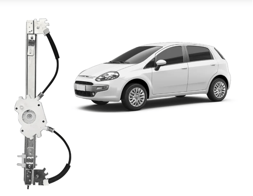 Máquina Vidro Elétrico Dianteiro Punto Linea Motor Orig Esq