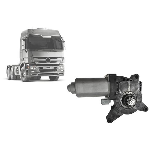 Motor Da Maquina De Vidro Esq 24v Actros