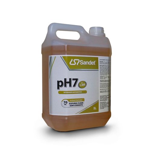 DETERGENTE AUTOMOTIVO PH7 ESPUMA CLEAR 5L SANDET