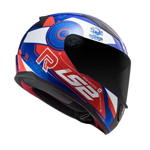 Capacete Rapid FF353 Stratus BLUE/RED/WHITE