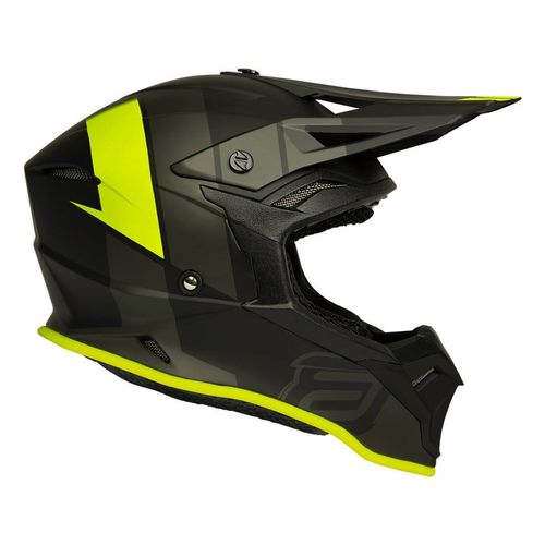 Capacete Asw Fusion 2.0 SEECKER Preto/Amarelo Fluo - 62