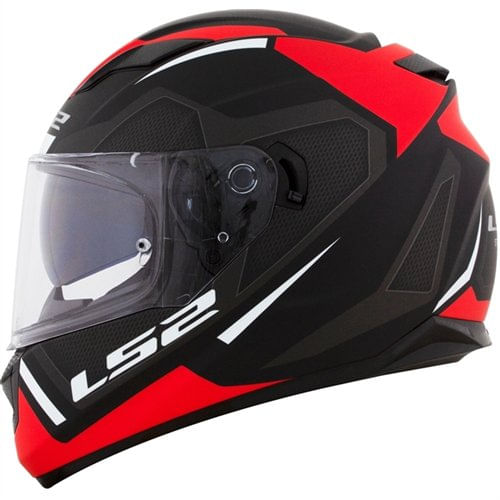 Capacete LS2 FF320 Stream Edge MATTE BLK/GRY/RED