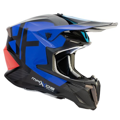 Capacete Mattos Racing Combat Leggero - Azul