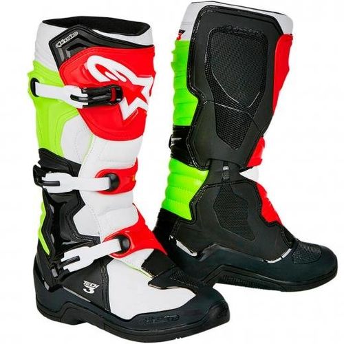Bota Alpinestars Tech 3 - Preto/Vermelho