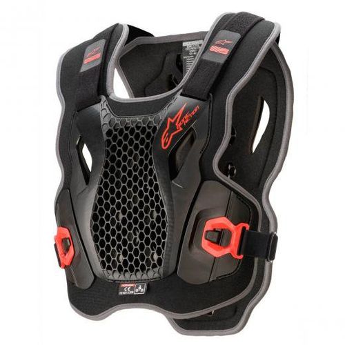Colete Alpinestars Bionic Action Chest - Preto / Vermelho