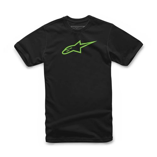 Camiseta Alpinestars Kids Ageless - Preto Verde