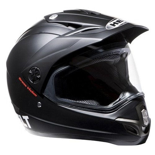 Capacete HELT Cross Vision - Preto Fosco