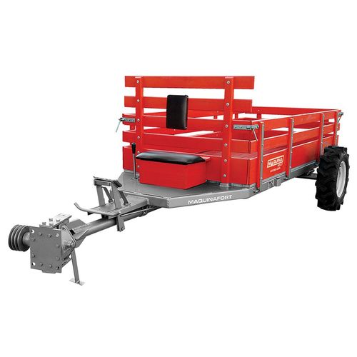 Carreta Agrícola Tracionada Fixa Maquinafort para Micro Trator