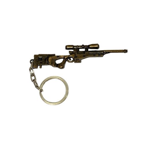 Chaveiro Sniper Rifle Awm Ouro Velho