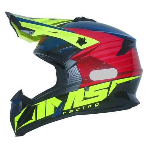 CAPACETE IMS EXTREME VERMELHO/AZUL FLUOR