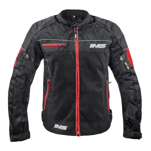 JAQUETA IMS STREET ROAD PRETO/VERMELHO