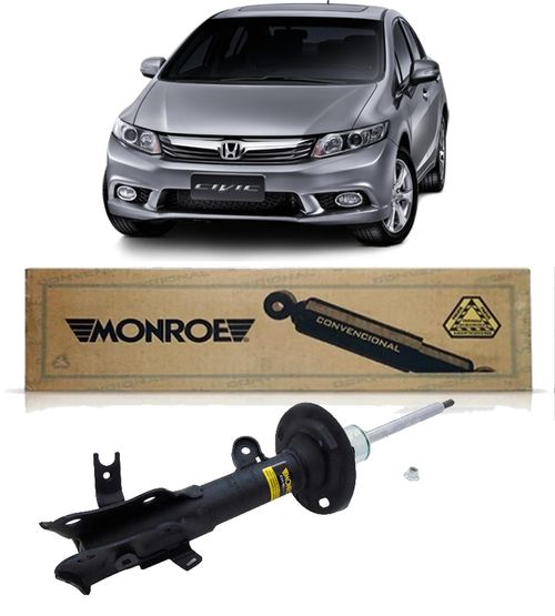 Amortecedor Dianteiro Honda Civic 1.8 2012 A 2016 Direito