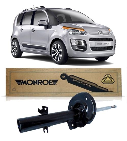 Amortecedor Dianteiro Citroen C3 Picasso 2011 A 2021 Direito