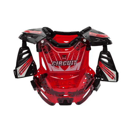 COLETE CIRCUIT PC/PP - VERMELHO