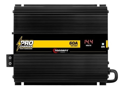 Fonte Automotiva Taramps 60a Procharger Bivolt Voltímetro