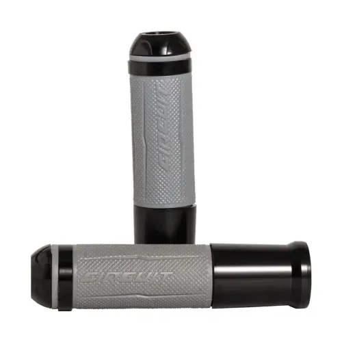 Manopla Silverstone Cinza/Preto - Circuit