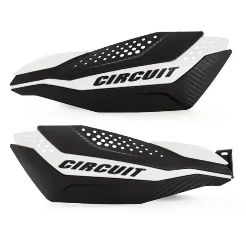 Protetor de Mão Dakar Universal Carbon/Branco - Circuit